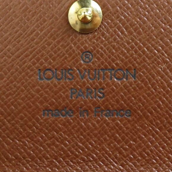 LOUIS VUITTON Monogram Multicles 4 Key Case Brown/Gold - Picture 6 of 8